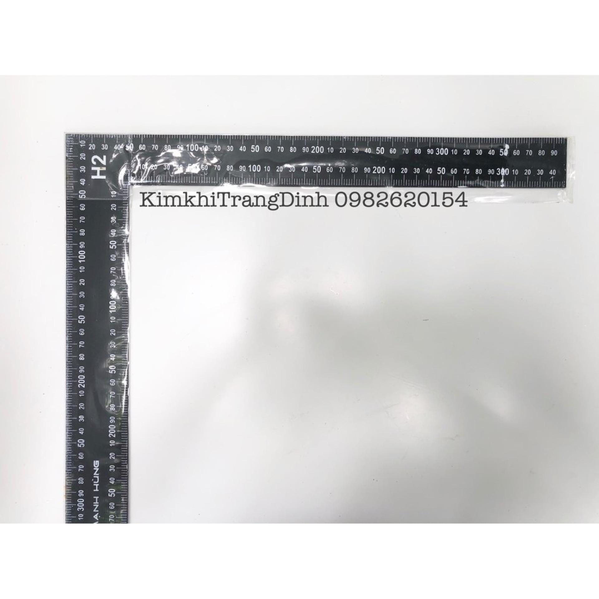 Thước eke vuông 45x60cm màu đen