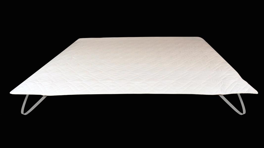 Tấm lót bảo vệ nệm Ưu Việt màu trắng (Đầy đủ size: \"Size S: 1m4 x 2m; Size M: 1m6 x 2m; Size L: 1m8 x 2m\") 100% Cotton Phụ kiện giường ngủ đạt tiêu chuẩn OEKO-TEX standard 100 hàng Việt Nam Xuất Khẩu