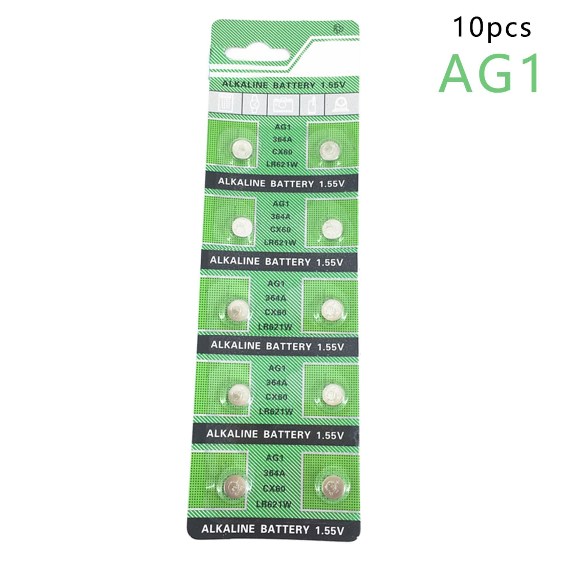 1 VỈ 10 VIÊN. PIN NÚT ÁO AG1 1.5V,  Phù hợp các thiết bị sử dụng pin nhỏ như đồng hồ, remote cửa tự động. TH 145