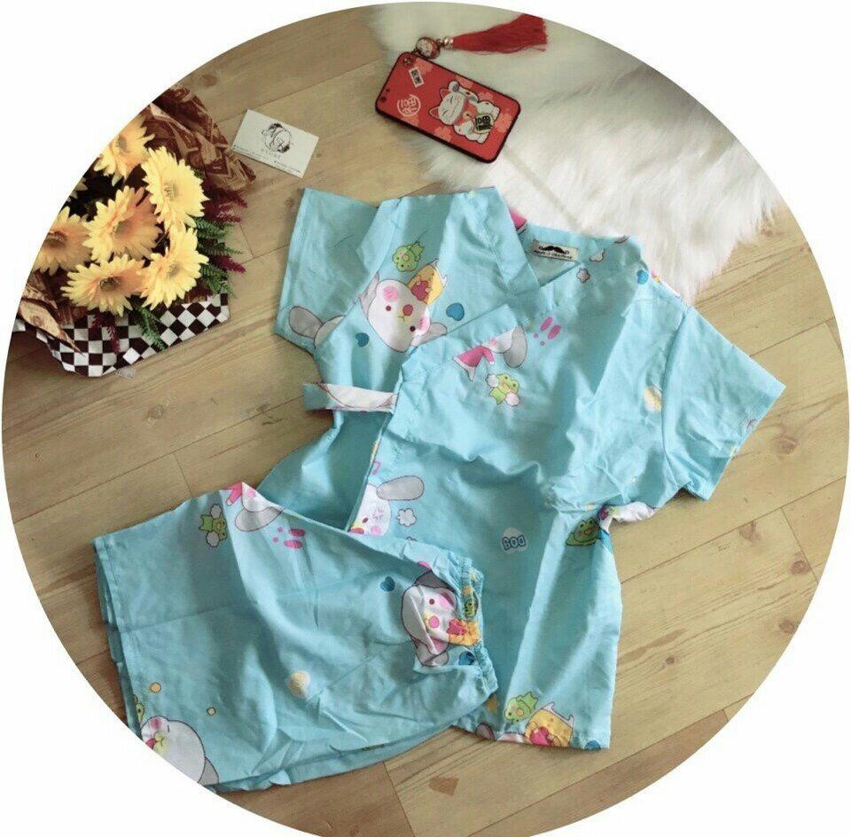 Bộ đồ pijama kimono mặc nhà nữ cực đẹp (Giao Mẫu Ngẫu Nhiên)