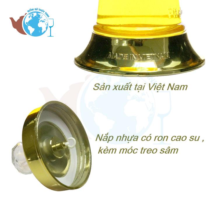[HCM]Bình ngâm sâm thủy tinh 2 lít