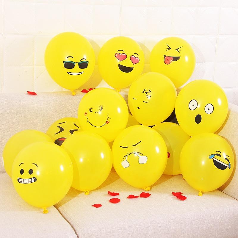 Bộ 100 bong bóng mặt cười