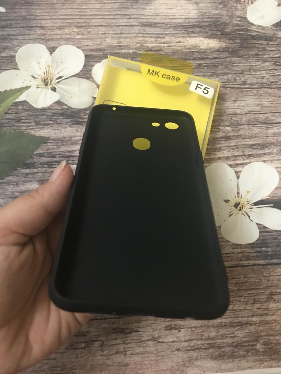 Ốp dẻo đen silicon cao cấp cho Oppo F5