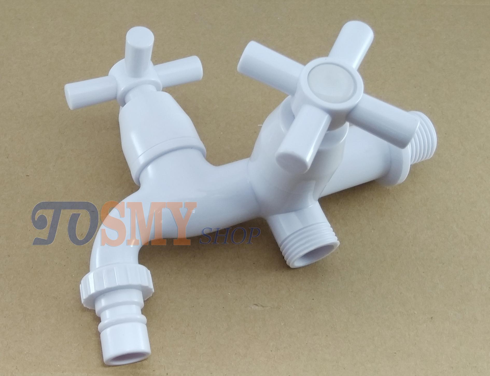 [HCM]Vòi sen lạnh Nhựa ABS NH02 (Trắng)