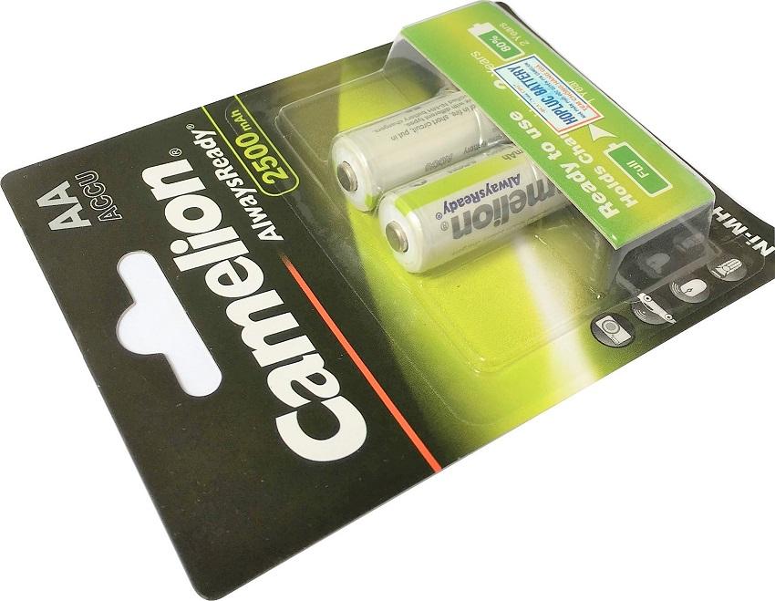 [Chính Hãng] Pin Sạc Camelion AA 2500mAh Always Ready 1.2V