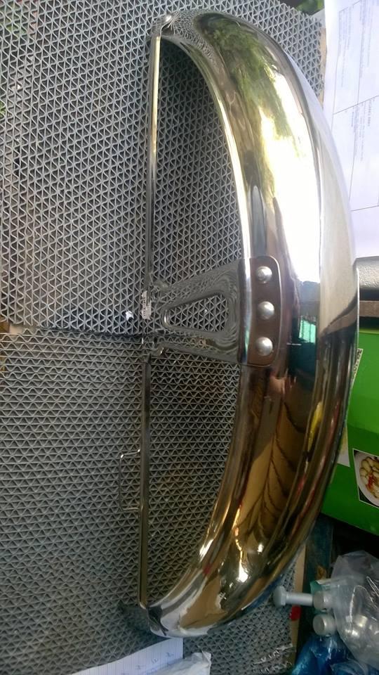dè trước sau honda 67 bằng inox