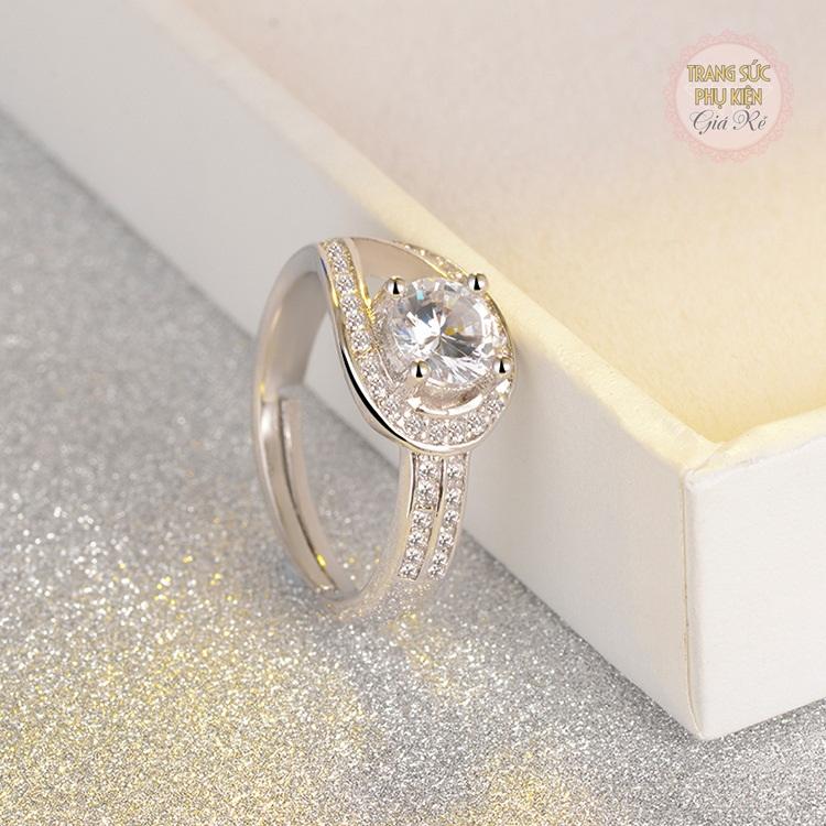 [HCM]Nhẫn nữ thời trang N19 đính đá