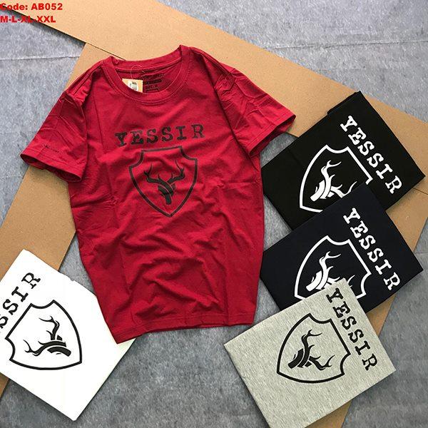 ÁO THUN NAM CỔ TRÒN IN LOGO YESSIR