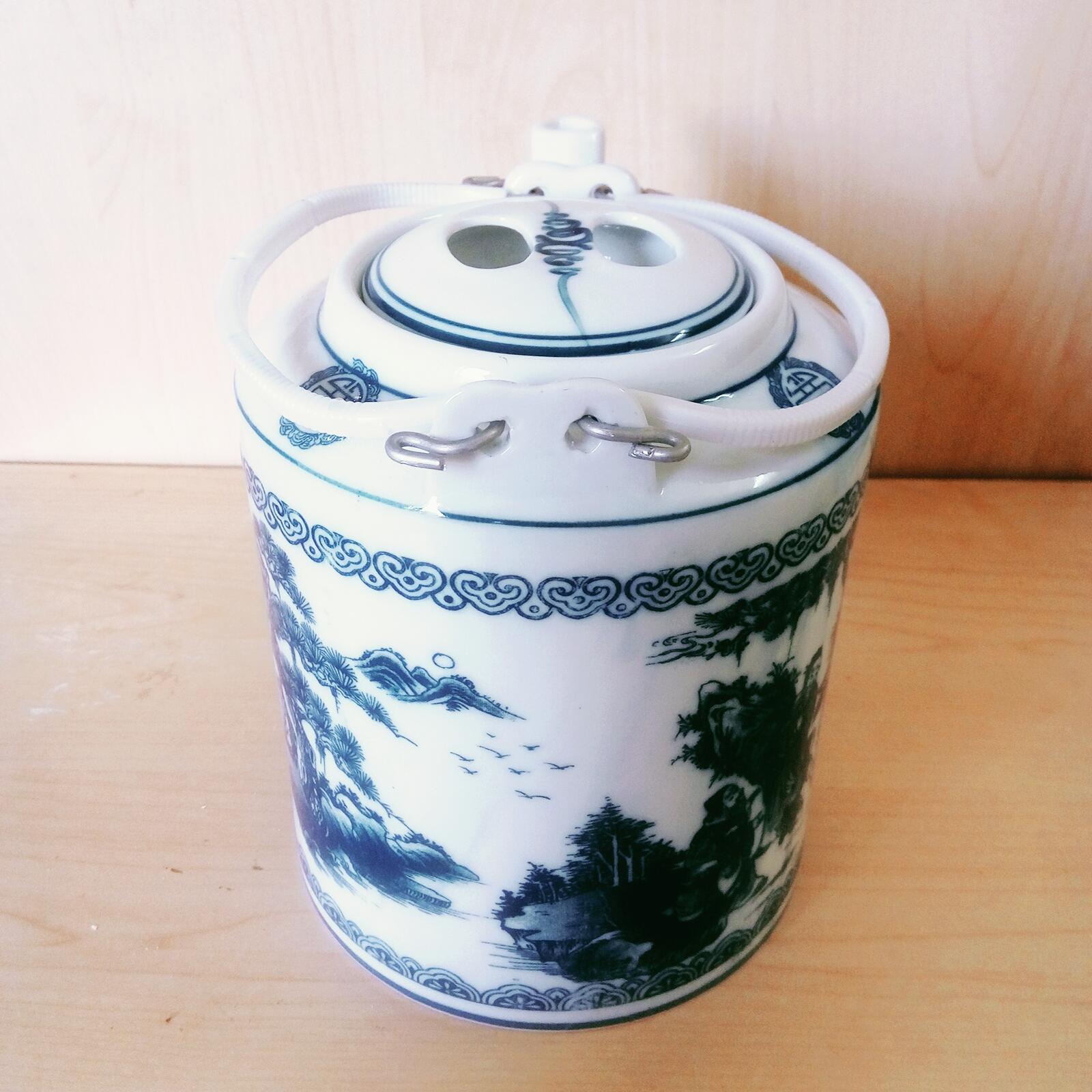 Ấm tích Bát Tràng hãm chè xanh, loại 2 LÍT