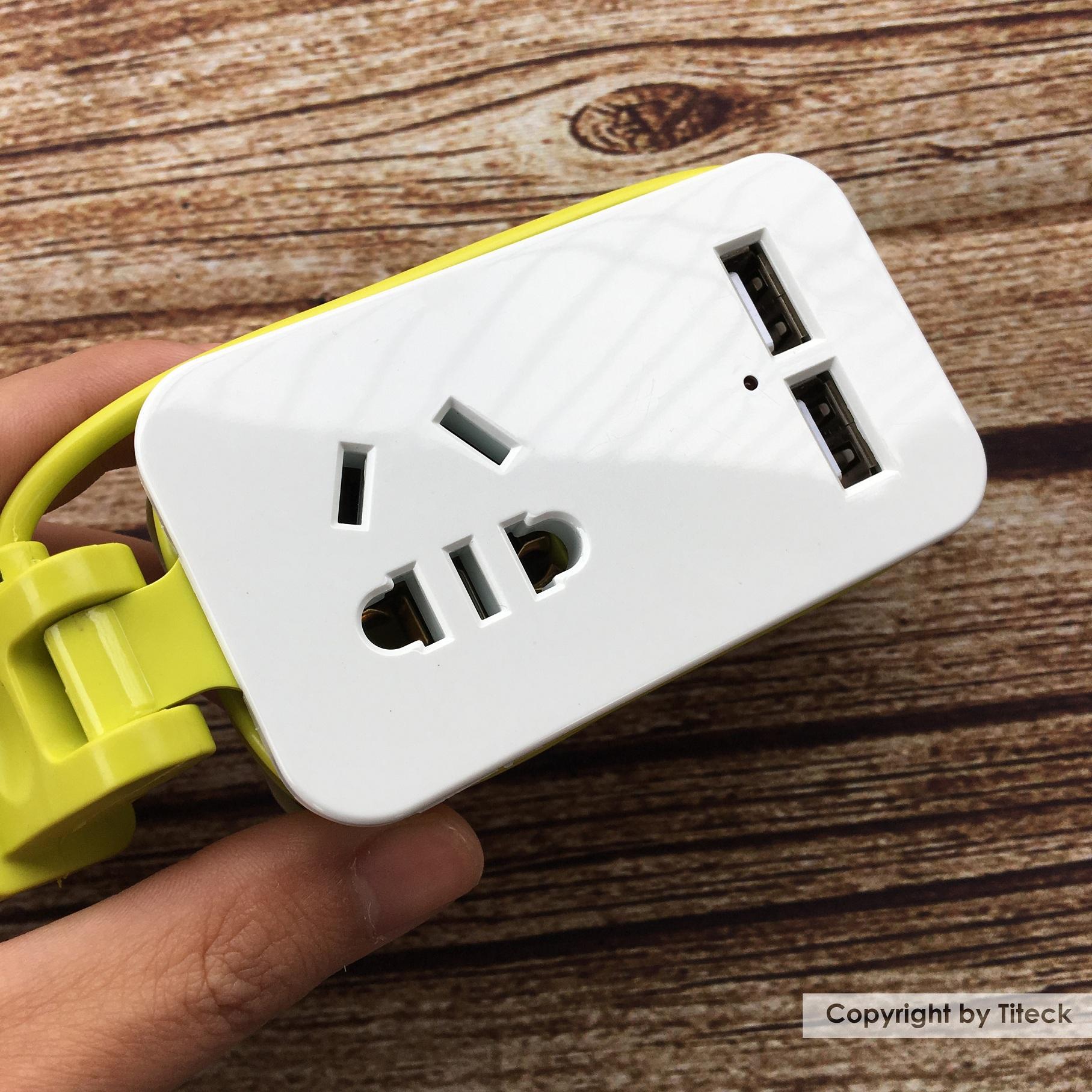 Ổ cắm điện 2 cổng USB