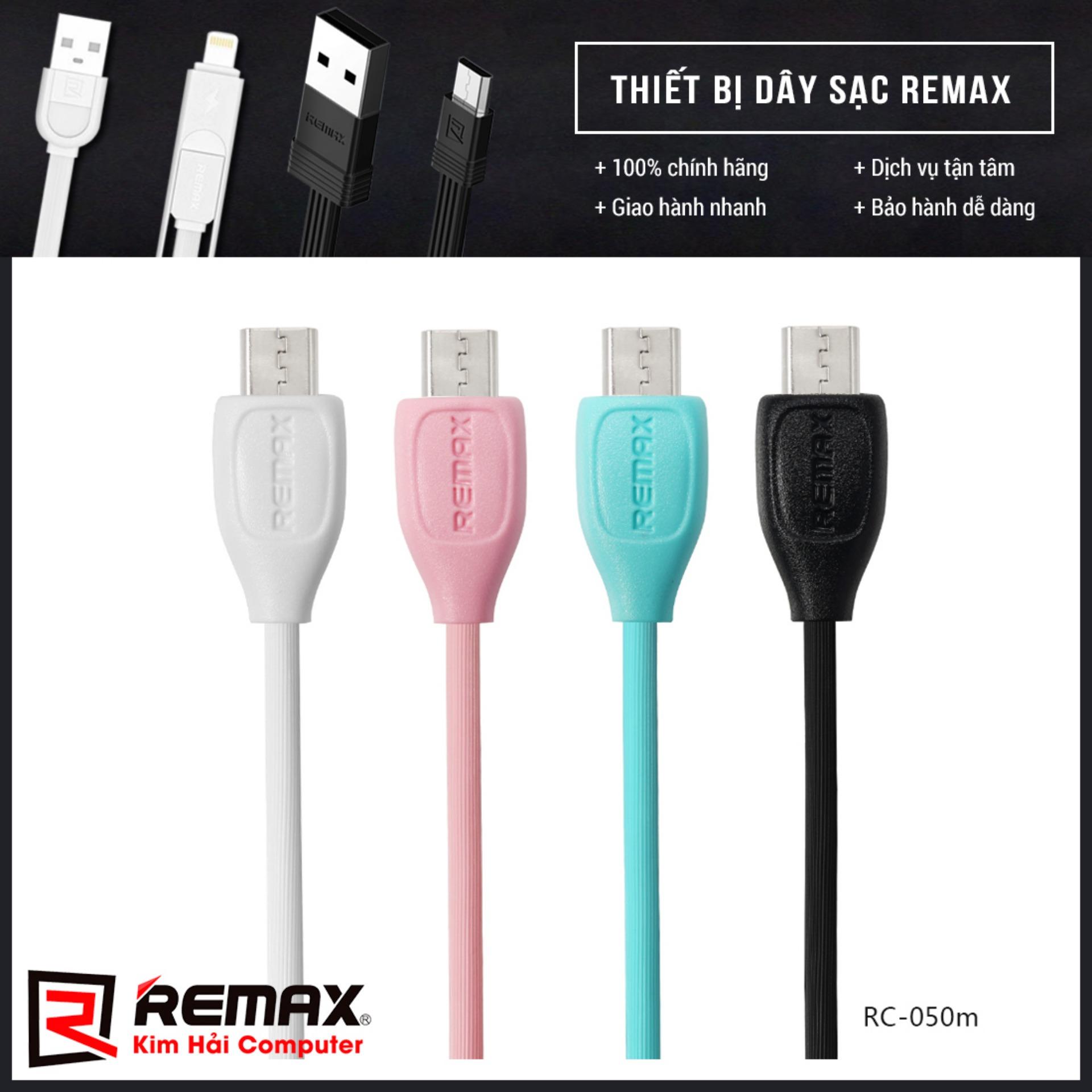 CÁP SẠC ANDROID REMAX RC-050M (Xanh) - Kim Hải Computer