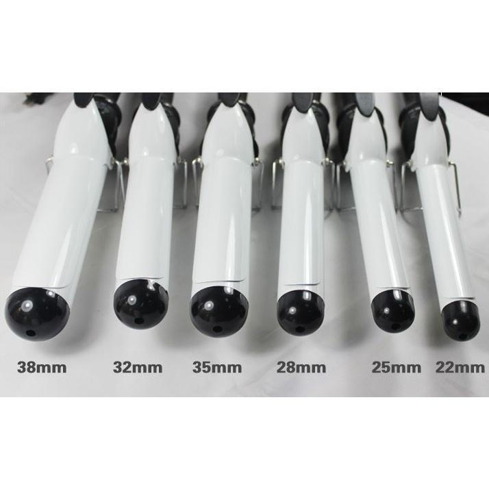 Máy uốn tóc công nghệ Nhật đèn LED - TM055 (Đen trắng)