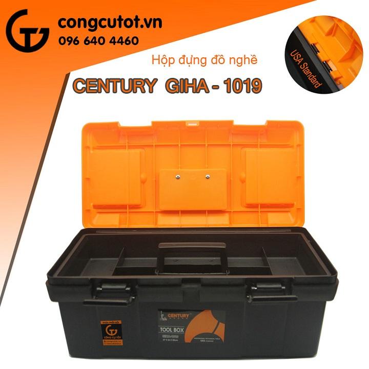 Hộp đựng đồ nghề Century Giha-1019 + Tặng 01 tuốc nơ vít