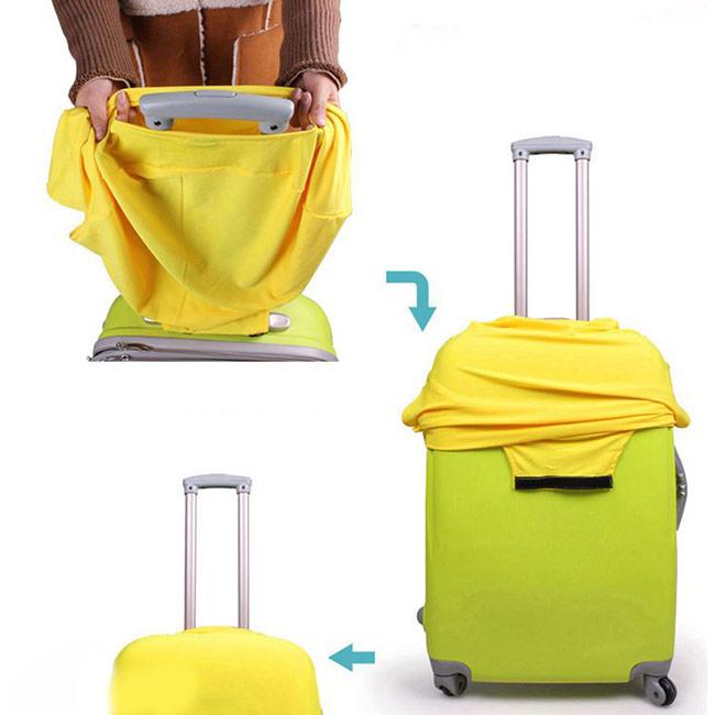 Túi Bọc Bảo Vệ Vali Size 21 - 24 Inches Thun Co Giãn ( Xanh CoBan)