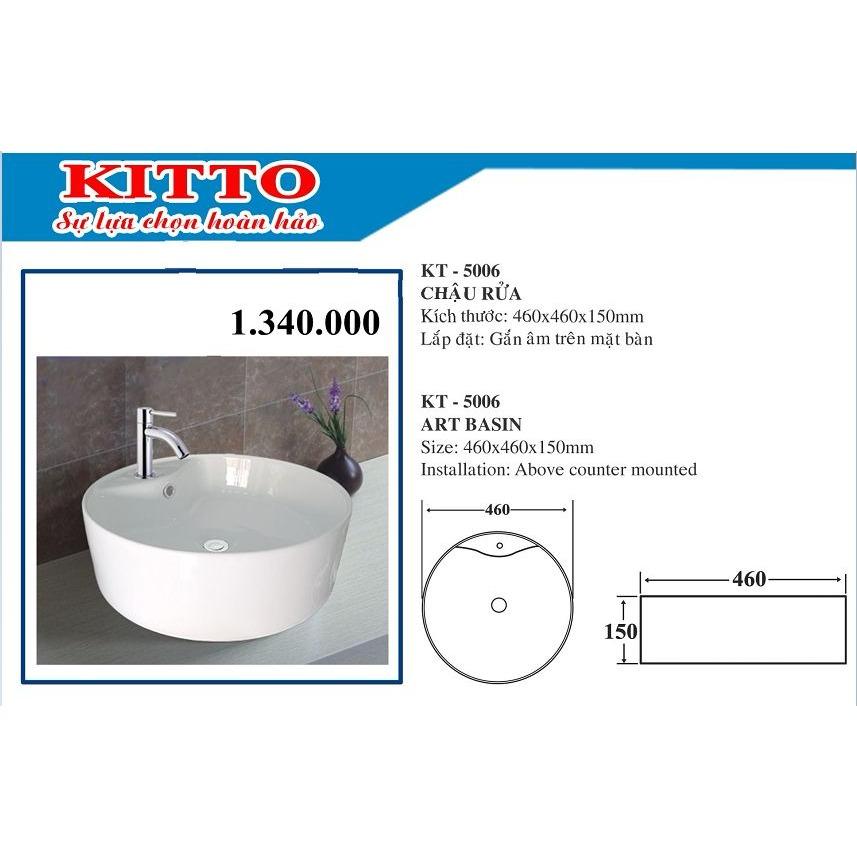 Chậu rửa Kitto giảm còn 1.206.000 đ