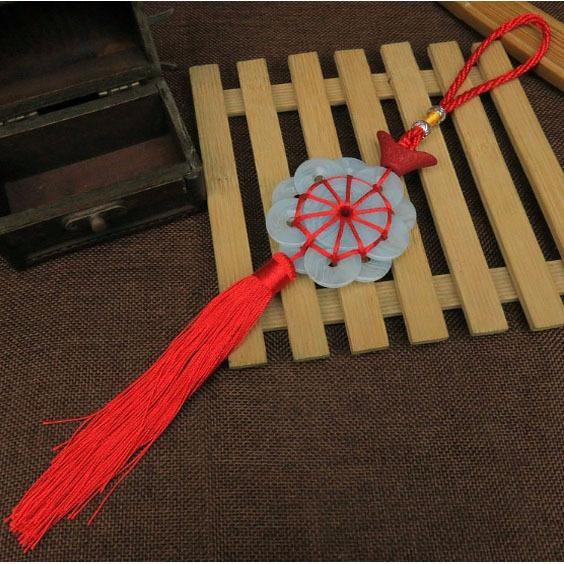 Dây treo ô tô đồng tiền ngọc may mắn