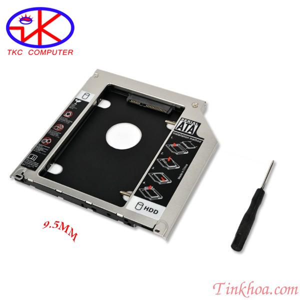 Caddy Bay loại Mỏng Gắn thêm ổ cứng cho laptop