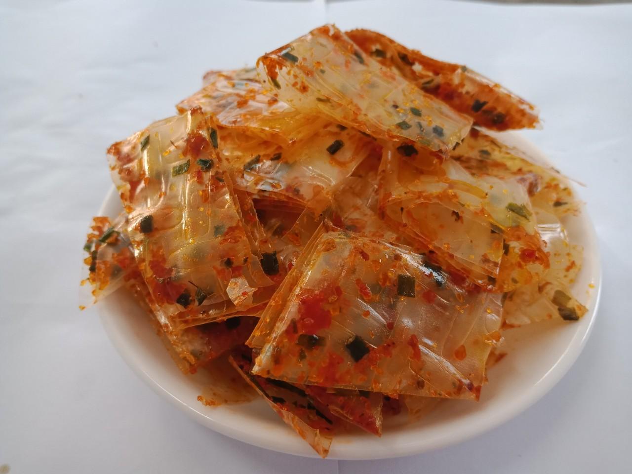 500G Bánh Tráng Trộn Sa Tế Cuộn Tép