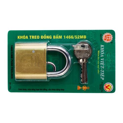 Khóa cửa đồng chìa việt tiệp 1466/52m