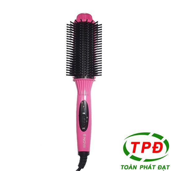 Lược điện uốn cúp đuôi tóc chải phòng tóc Nova 8810