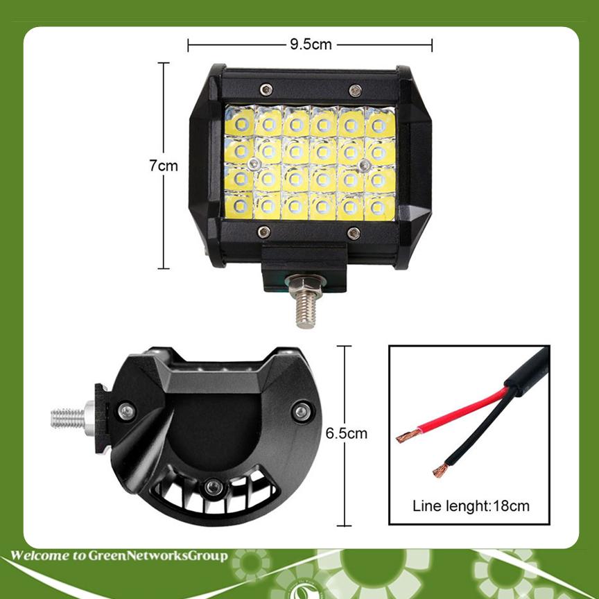 Đèn pha led C6 24 bóng trợ sáng dành cho xe máy GreenNetworks