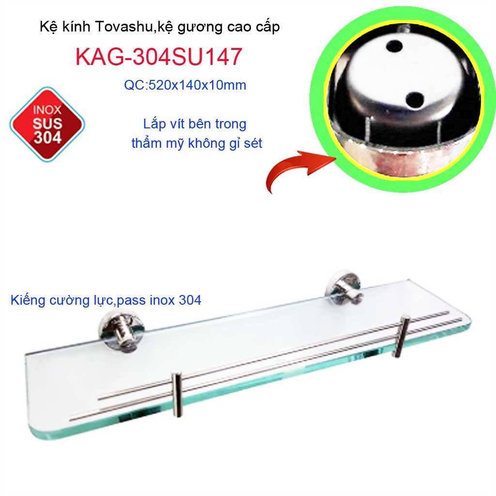 Kệ kính nhà tắm, kệ kiếng, kệ gương Tovashu KAG-304SU147