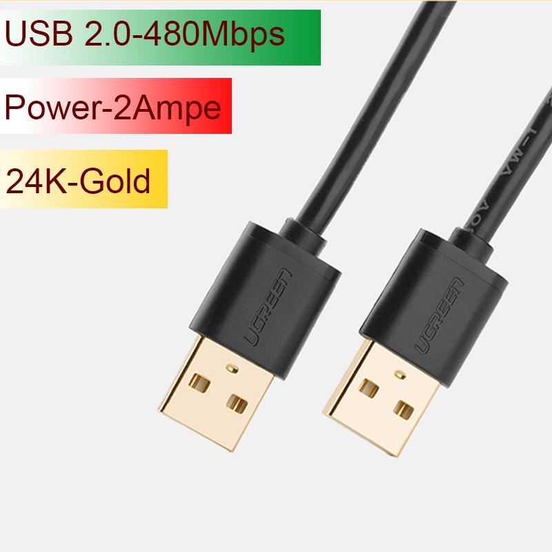 Cáp USB 2 đầu dương 25cm UGREEN 10307