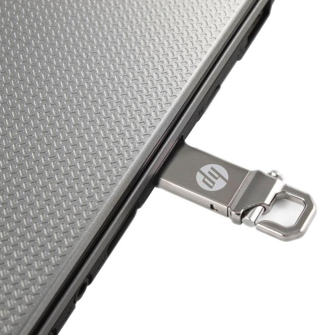 [HCM]USB MÓC KHÓA HP MINI 16GB VỎ NHÔM NGUYÊN KHỐI CAO CẤP