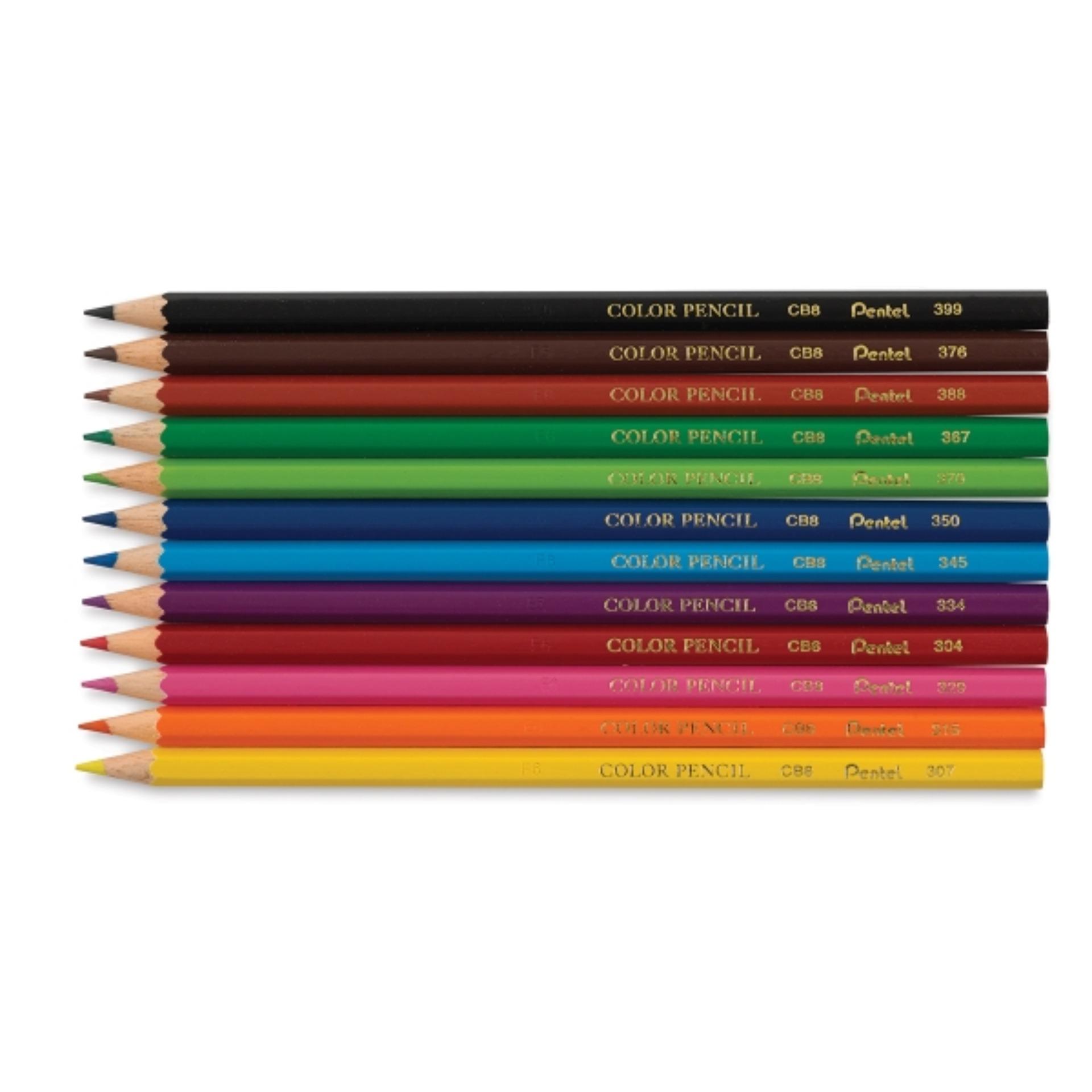 [HCM]CHÌ MÀU KHÔ PENTEL 12 MÀU