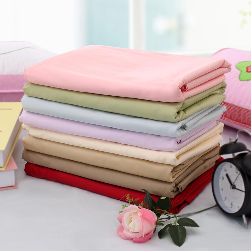 Giản Lược 100% Cotton Đồng Bằng Duy Nhất Ga Giường Ga Trải Giường