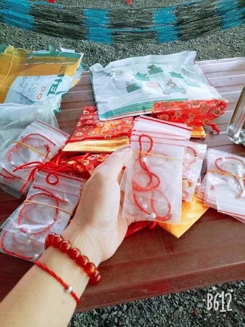 Sỉ combo 20 chỉ đỏ bi bạc may mắn