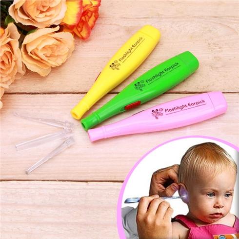 sét 2 đèn soi lấy ráy tai cho bé