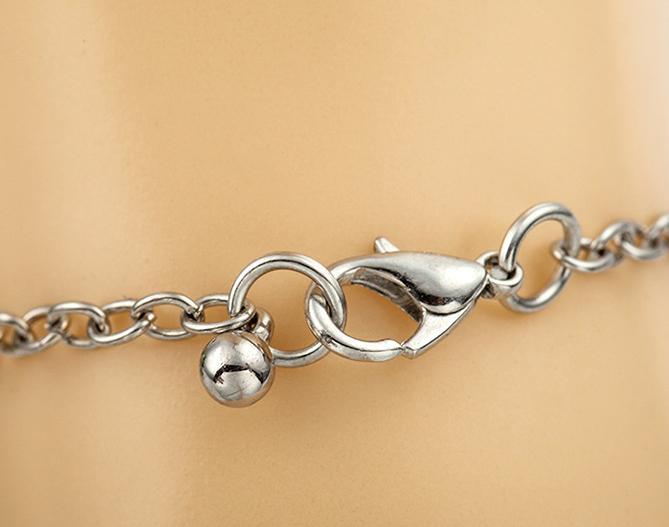 Lắc chân bạc cá tính thời thượng