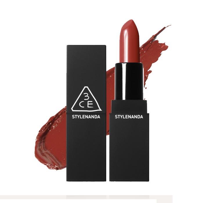 Son thỏi lì 3CE Lip Color Matte - #909 (Smoked Rose - Đỏ Đất)