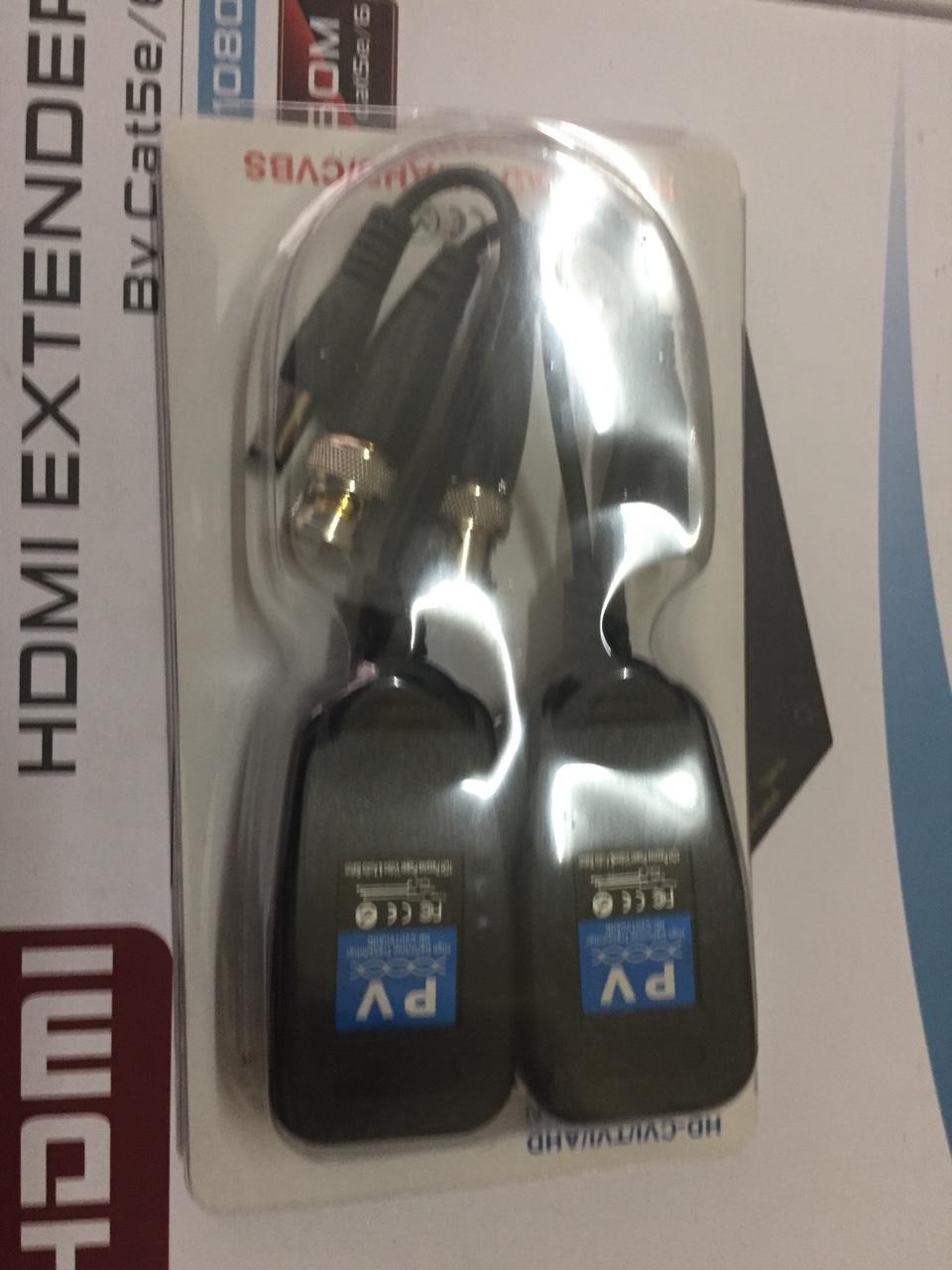 Video balun kèm nguồn camera