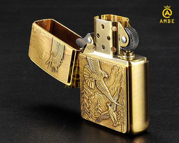 Bật lửa Zippo 20854 Đại bàng ốp nổi
