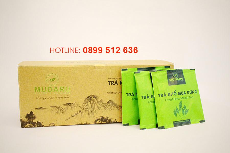 TRÀ KHỔ QUA RỪNG MUDARU TÚI LỌC - HỘP 50 TÚI