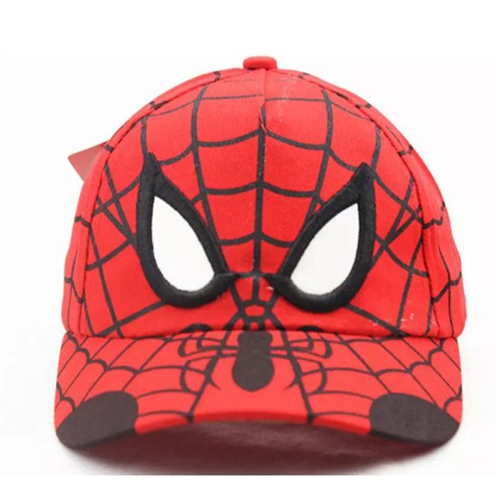 Mũ lưỡi trai hình siêu nhân người nhện Spider man cho bé