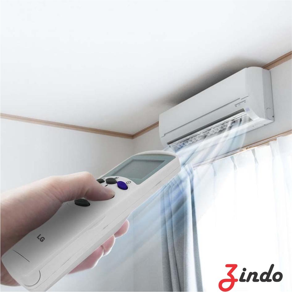 Remote máy lạnh 2 chiều LG nắp gập (Trắng).
