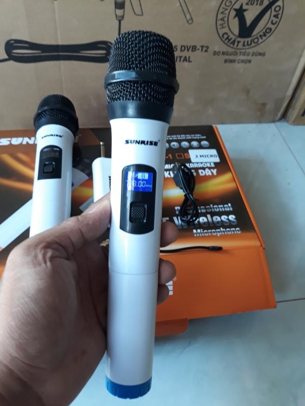 [HCM]Micro không dây sunrise SM-1.2 (loại 2 mic)