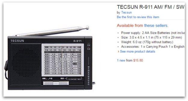 RADIO TECSUN R-911