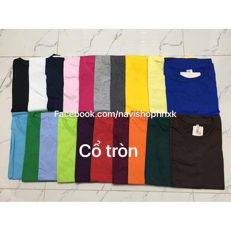 Áo thun nam cổ tròn thun cotton form body
