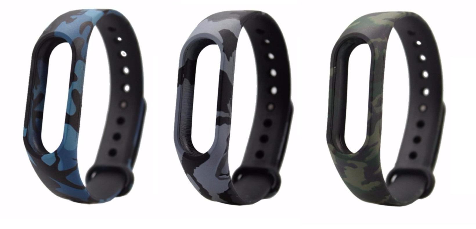 Vòng đeo tay thay thế cho Xiaomi Miband 2 (Ran ri xám)