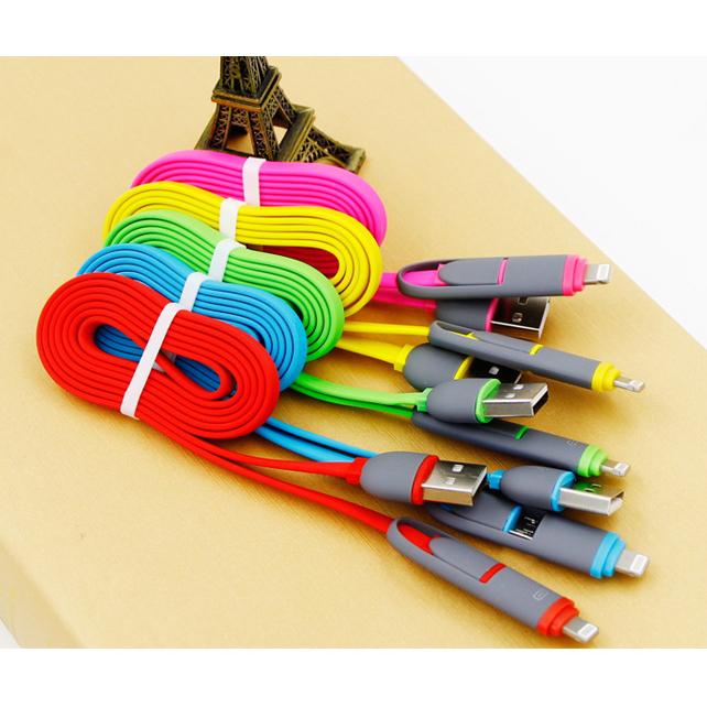 Cáp sạc đa năng cho iPhone iPad Samsung Android Oppo HTC Sky Nokia