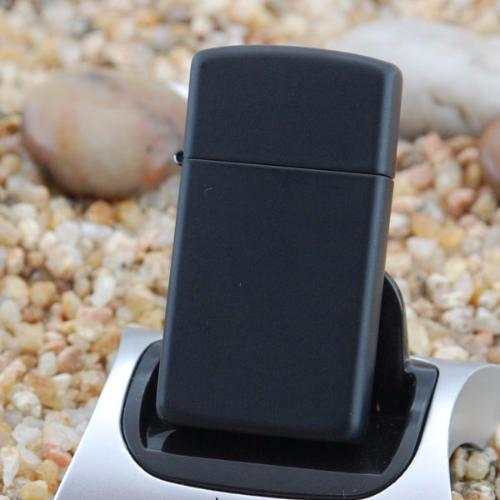 Bật Lửa Zippo Slim Black Matte Đen Nhám 1618