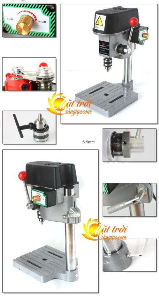 Máy khoan bàn mini V2 150W 6.5mm