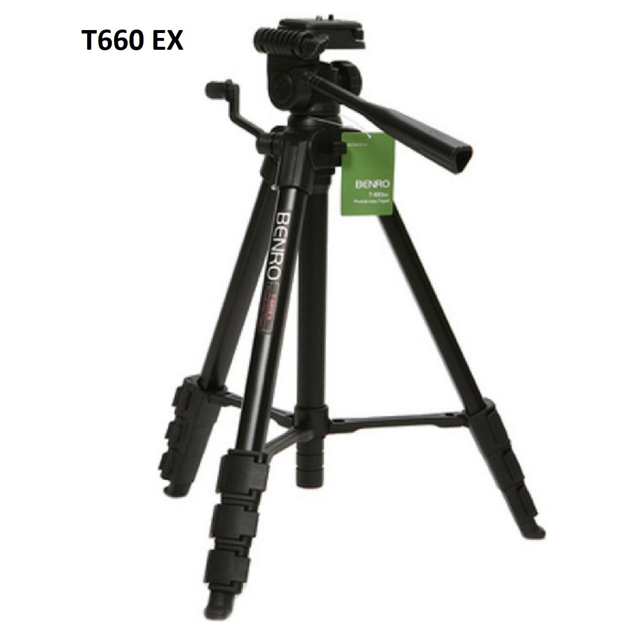 Chân máy ảnh Benro T660EX + Da cừu lau len (Da thật)