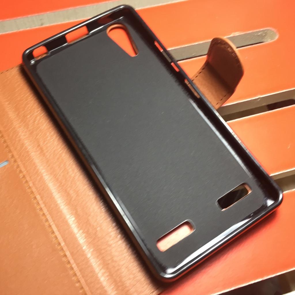Lenovo A6010 A6000 Plus - Bao da PU có khe đựng thẻ