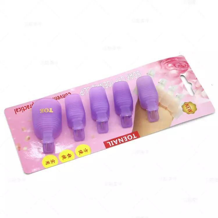 [HCM]Kep chân ủ móng tháo gel  Ủ tháo móng chân (10 cái)
