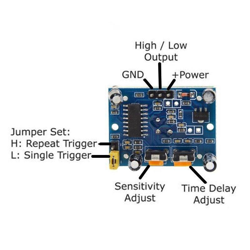 Cảm biến chuyển động PIR HC-SR501